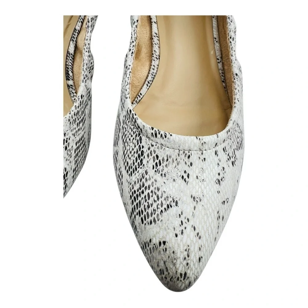 Naturalizer Black and Gray Ballerina Flats Size 7 Like New No Box
